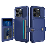 Magnetic Cards Solt Wallet Leather Case for iPhone