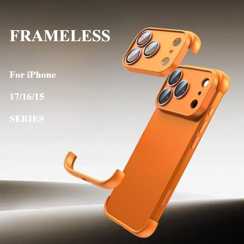 Frameless Silicone Phone Case For iPhone