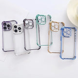 Transparent Soft TPU Clear Shockproof Case For iPhone