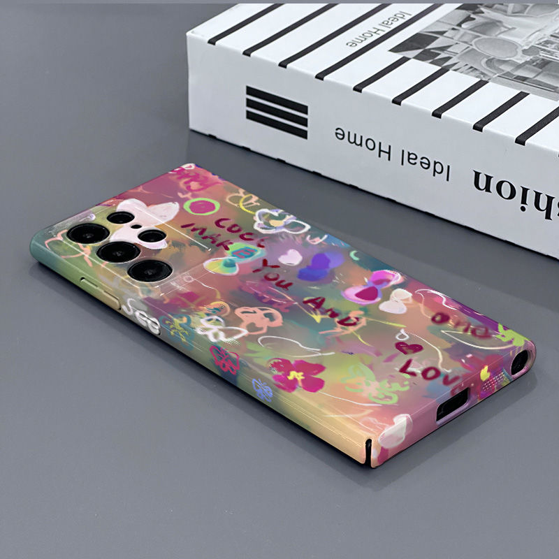 Butterfly Stain Resistant Hard Phone Case For Samsung
