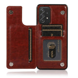 Flip Leather Wallet Case For Samsung