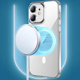 Magnetic Wireless Charger Clear Case For iPhone