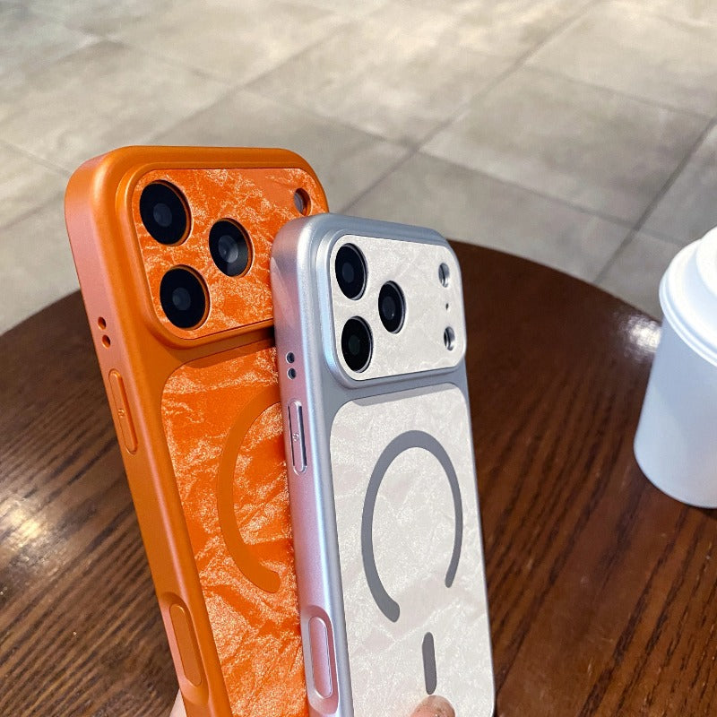 Large Window Magnetic Phone Case For iPhone