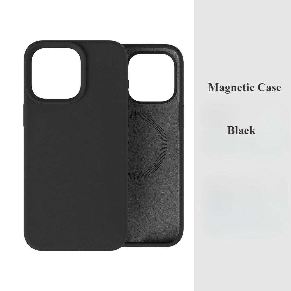 Silicone Magnetic Drop-Proof Phone Case For iPhone