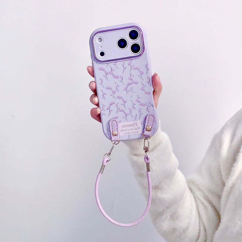 Purple Flower Phone Case For iPhone
