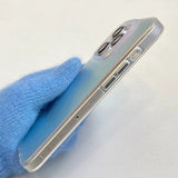 Luxury new Wave laser soft edge hard shell for iPhone