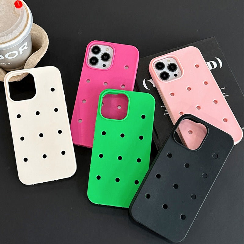 Silicone Soft Breathable Shockproof Phone Case For iPhone