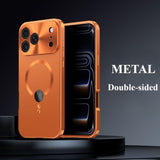 Metal Double-Sided Marker Magnetic Phone Case For iPhone