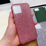 Bling Rhinestone Gem Diamond Soft Phone Case For iPhone