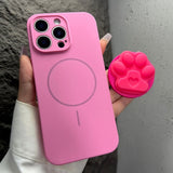 Cat Paw Magnetic Bracket Phone Case For iPhone