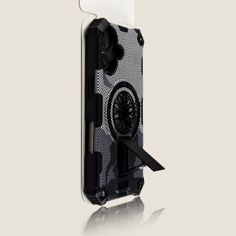 Airbag Magnetic Bracket Phone Case For iPhone