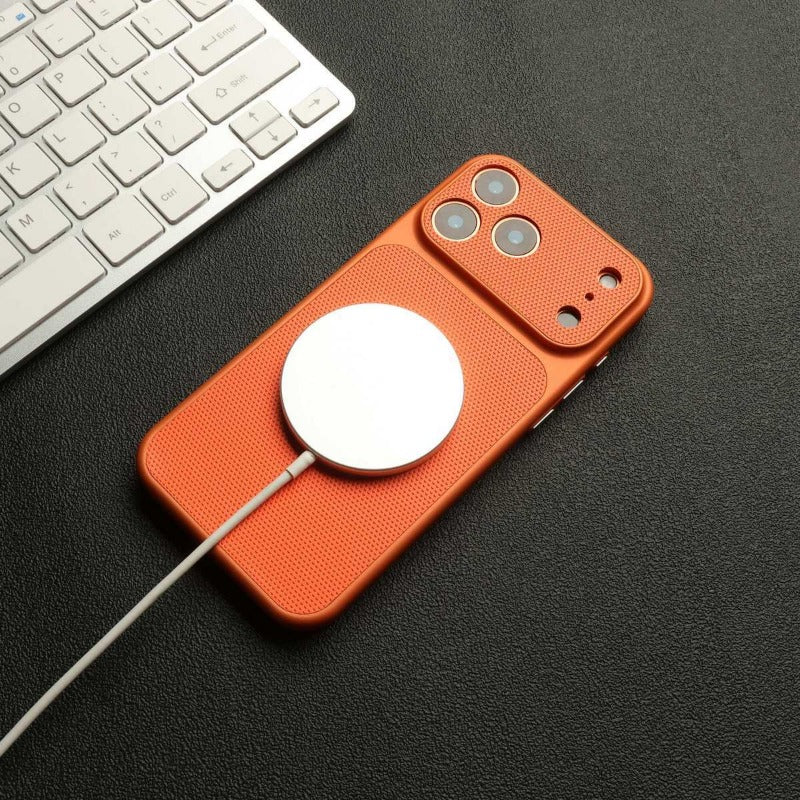 Large Window Magnetic Phone Case For iPhone