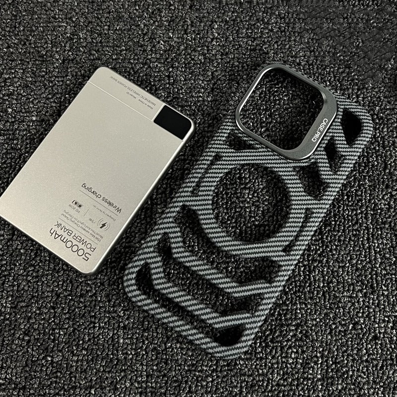 Ultra-thin Heat Dissipation Hidden Bracket Phone Case For iPhone