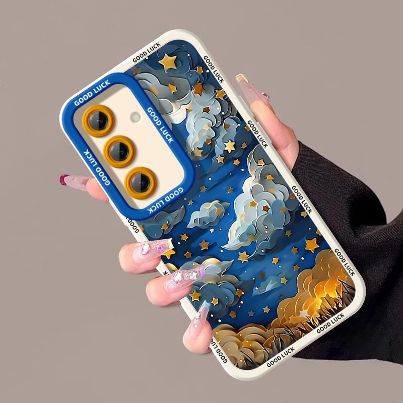 Nebula Moonlight Soft Phone Case For Samsung