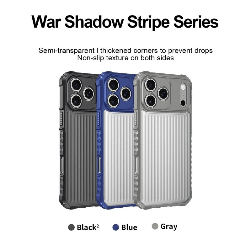 Vertical Striped Protective Phone Case For iPhone