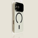 Large Window Acrylic Magnetic Phone Case For iPhone