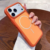 Color-blocking Shockproof Magnetic Phone Case For iPhone