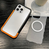 Hollow Frame Detachable Magnetic Mobile Phone Case For iPhone