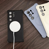 Liquid Silicone Anti-fall Magnetic Case For Samsung