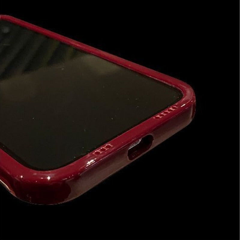 Red Lanyard Phone Case For iPhone