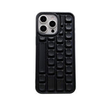 3D Keyboard Transparent Soft Phone Case For iPhone