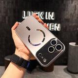 Large Window Magnetic Phone Case For iPhone