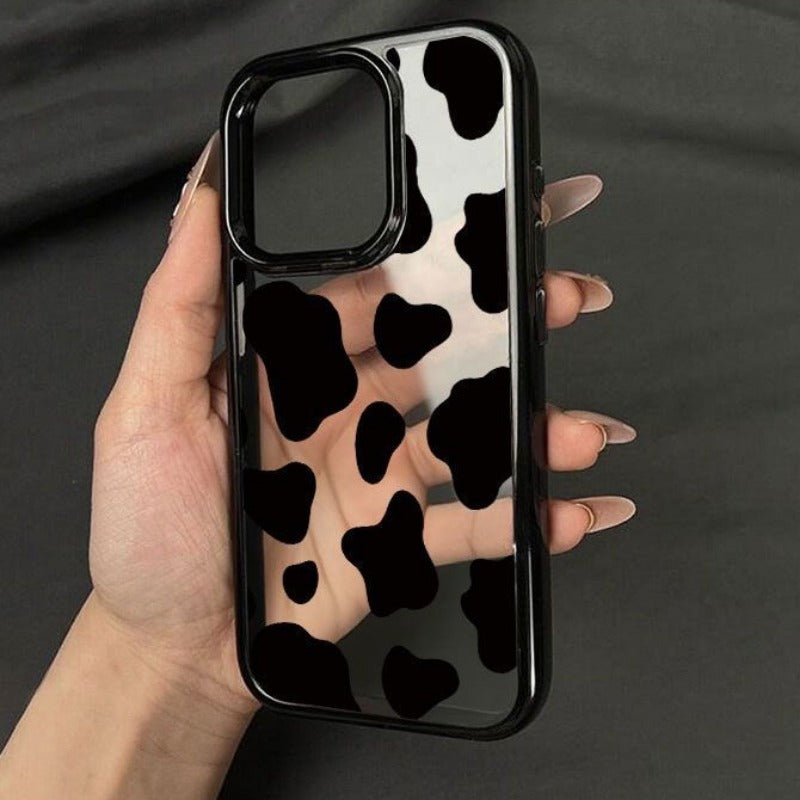 Black Plaque Phone Case For iPhone