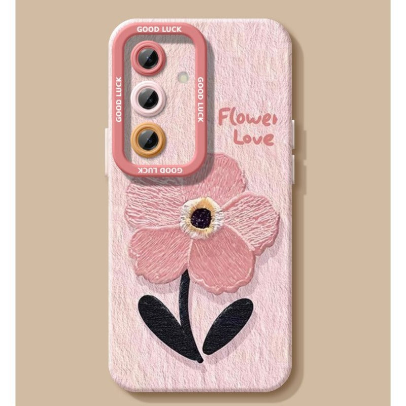 Flower Silicone Phone Case For Samsung