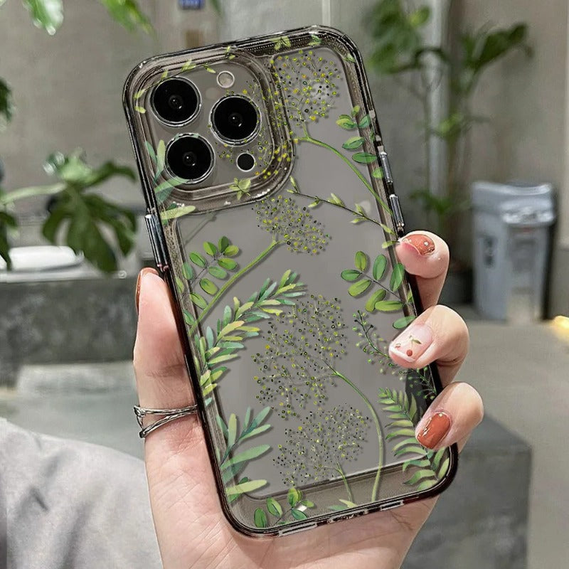 Abstract Plants Flower Phone Case For iPhone