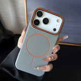 Frosted Hit Color Magnetic Soft TPU Phone Case For iPhone