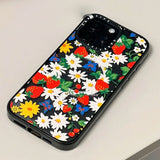 Strawberry Daisy Flower Phone Case For iPhone
