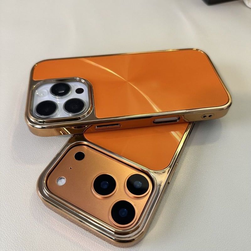Electroplated CD-pattern Phone Case For iPhone