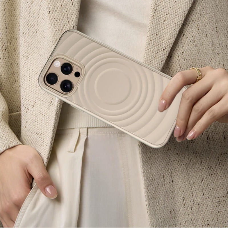 Wave Liquid Silicone Magnetic Phone Case For iPhone