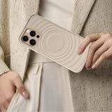 Wave Liquid Silicone Magnetic Phone Case For iPhone