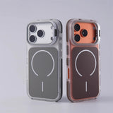 Matte Shockproof Magnetic Bumper Case For iPhone