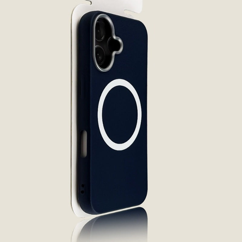 Leather Pattern Magnetic Drop-Proof Phone Case For iPhone