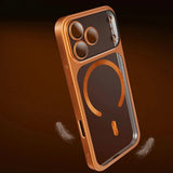 Transparent Plating Soft Magnetic Case For iPhone