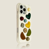 3D Love Button Anti-fall Phone Case For iPhone