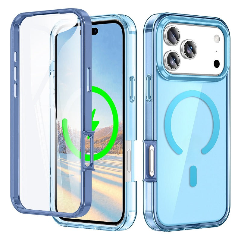 2-in-1 Double-Sided Magnetic Phone Case For iPhone
