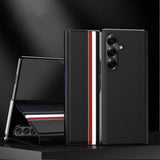 Matte Leather Wallet Bag Folding Case For Samsung Galaxy Z Fold 7 6 5 4 3 2
