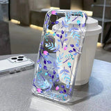 Retro Flower Clear Case For iPhone