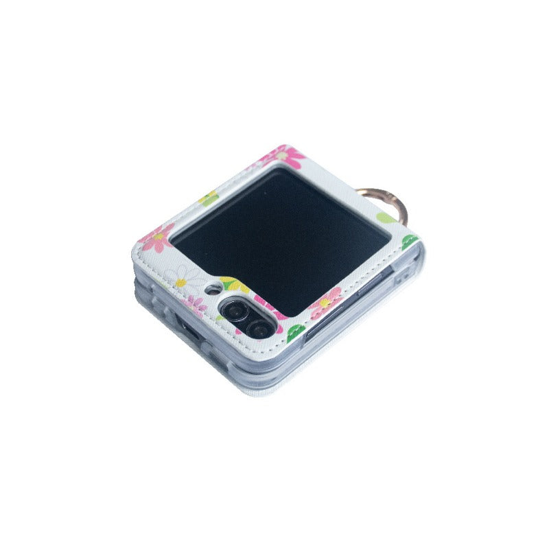 Simple Floral Phone Case For Samsung Z FLIP 7 6 5 4 3
