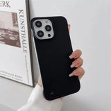 Half-covered Frameless Phone Case For iPhone