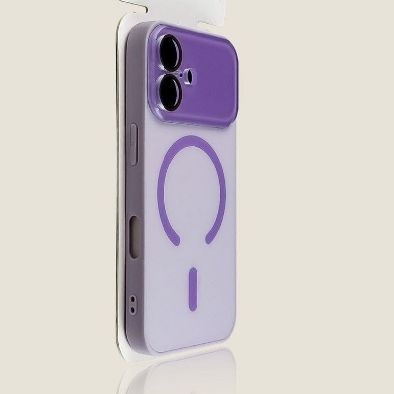 Large Window Acrylic Magnetic Phone Case For iPhone