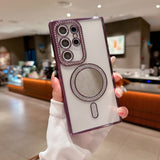 Glitter Magnetic Phone Case For Samsung