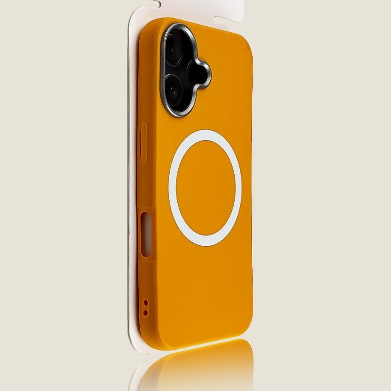 Leather Pattern Magnetic Drop-Proof Phone Case For iPhone