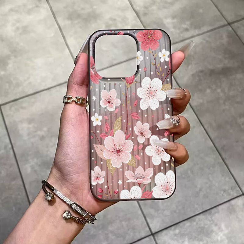 Flower Anti-slip Soft Phone Case For iPhone