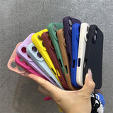 Silicone Fine Hole Soft Phone Case For iPhone