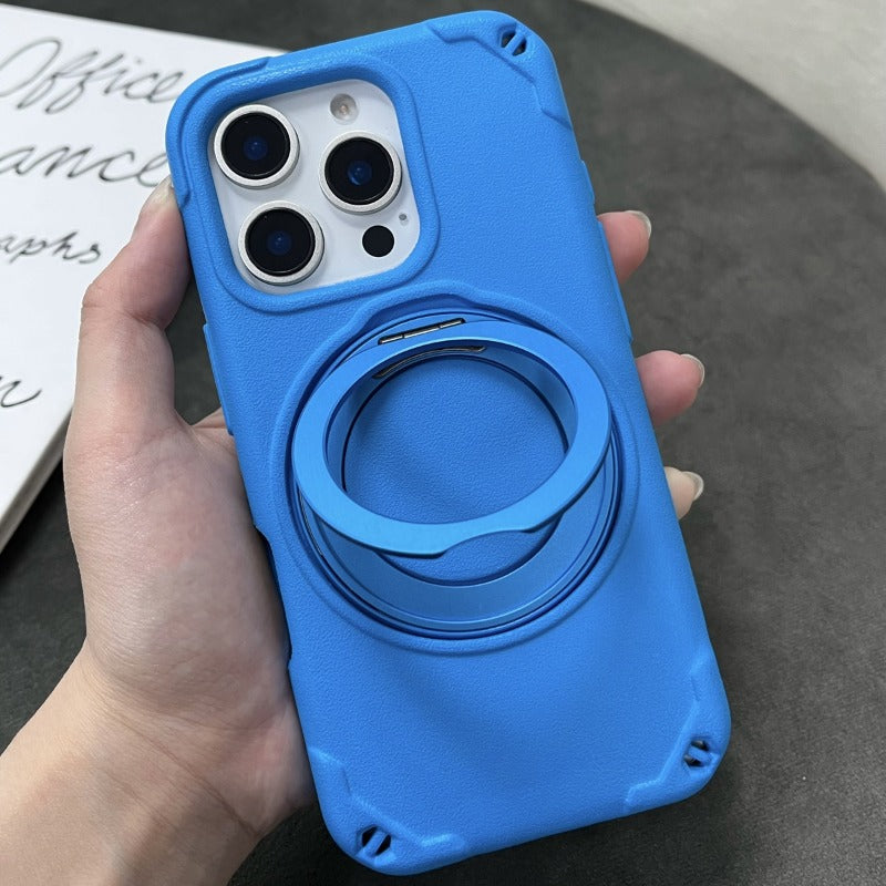 Thickened 360° Rotating Magnetic Bracket Phone Case For iPhone