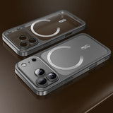 Transparent Plating Soft Magnetic Case For iPhone